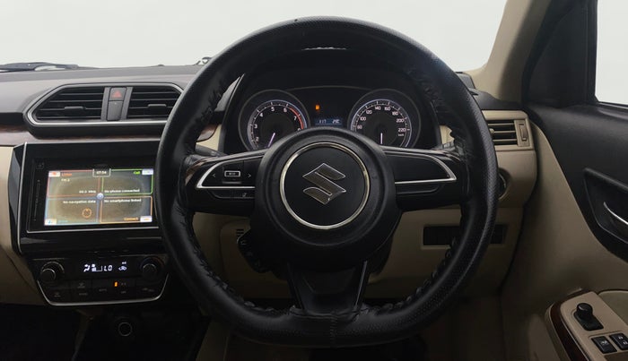 2017 Maruti Dzire ZXI PLUS AMT, Petrol, Automatic, 57,715 km, Steering Wheel Close Up