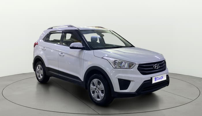 2018 Hyundai Creta E PLUS 1.6 PETROL, Petrol, Manual, 58,909 km, Right Front Diagonal