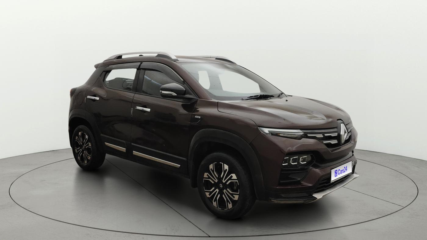 2021 Renault Kiger RXZ AMT, Petrol, Automatic, 29,061 km, Right Front Diagonal