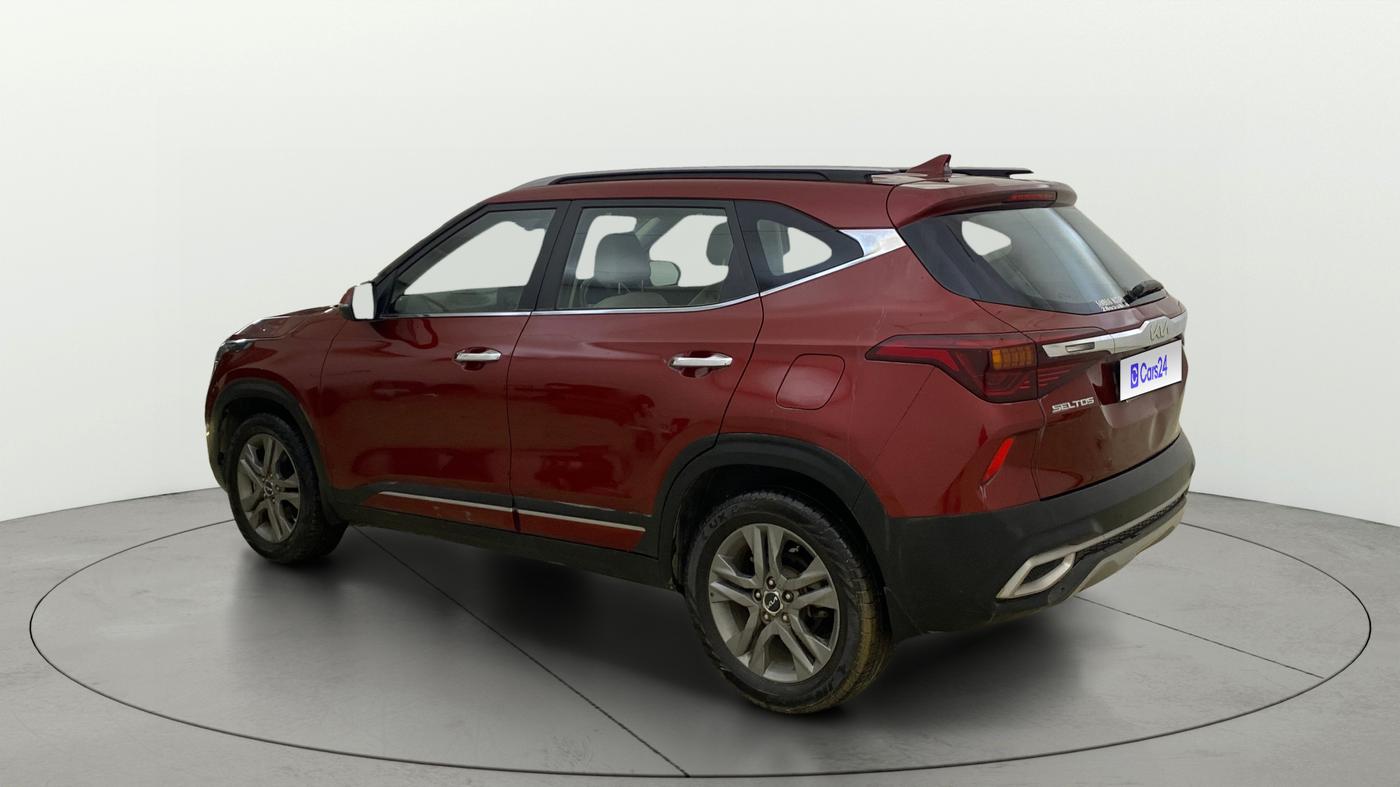 2021 KIA SELTOS HTX IVT 1.5 PETROL, Petrol, Automatic, 30,470 km, Left Back Diagonal