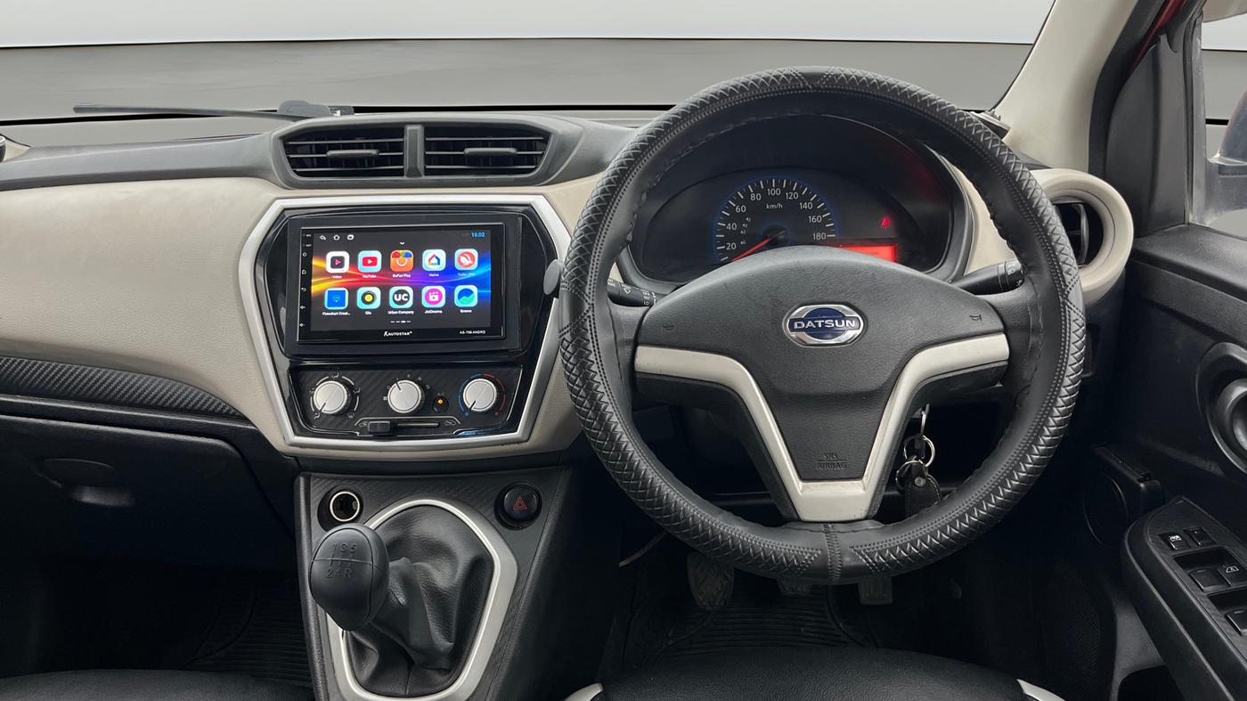 2019 Datsun Go Plus A(O), Petrol, Manual, 38,014 km, Steering Wheel Close Up