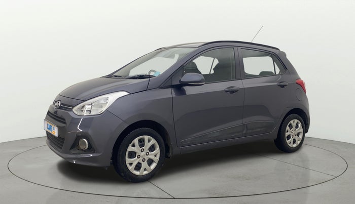 2016 Hyundai Grand i10 SPORTZ 1.2 KAPPA VTVT, Petrol, Manual, 44,611 km, Left Front Diagonal
