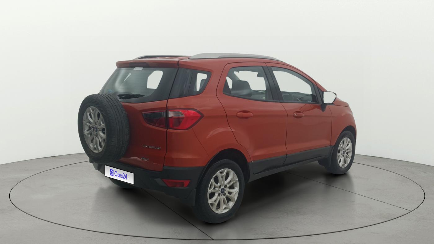 2017 Ford Ecosport TITANIUM + 1.5L DIESEL, Diesel, Manual, 85,545 km, Right Back Diagonal
