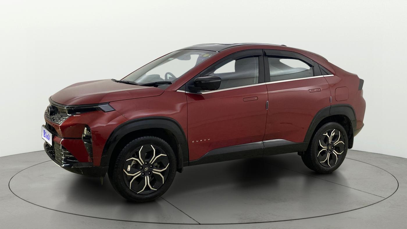 2025 Tata Curvv Accomplished S 1.2 Petrol 7DCA, Petrol, Automatic, 4,303 km, Left Front Diagonal