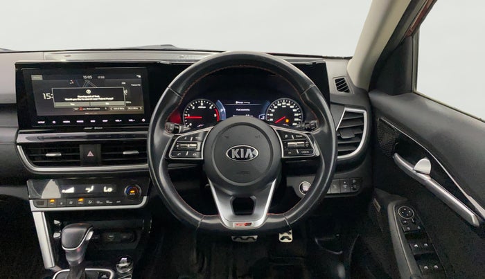 2021 KIA SELTOS GTX PLUS AT 1.5 DIESEL, Diesel, Automatic, 92,301 km, Steering Wheel Close Up