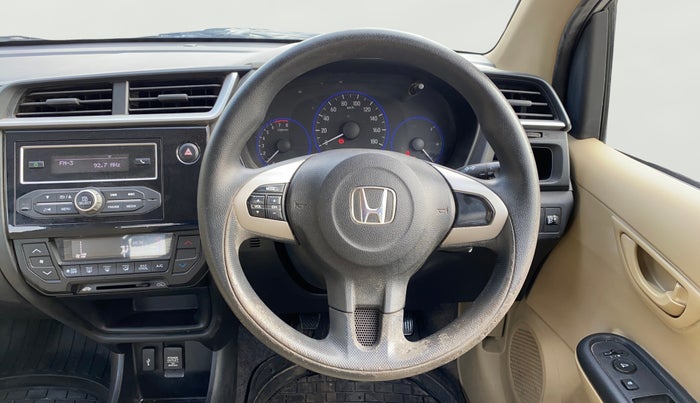 2017 Honda Brio S MT, Petrol, Manual, 98,398 km, Steering Wheel Close Up