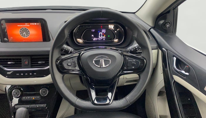 2023 Tata NEXON XZA PLUS SUNROOF PETROL, Petrol, Automatic, 6,087 km, Steering Wheel Close Up