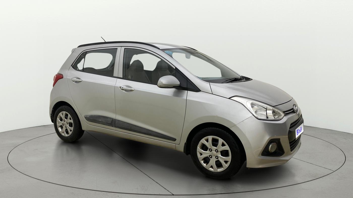 2014 Hyundai Grand i10 SPORTZ 1.2 KAPPA VTVT, Petrol, Manual, 92,251 km, Right Front Diagonal