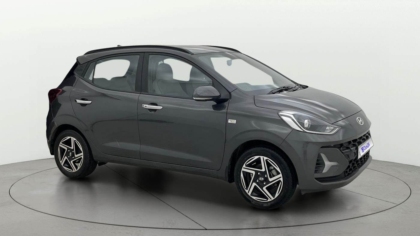 2024 Hyundai GRAND I10 NIOS ASTA AMT 1.2 KAPPA VTVT, Petrol, Automatic, 22,794 km, Right Front Diagonal