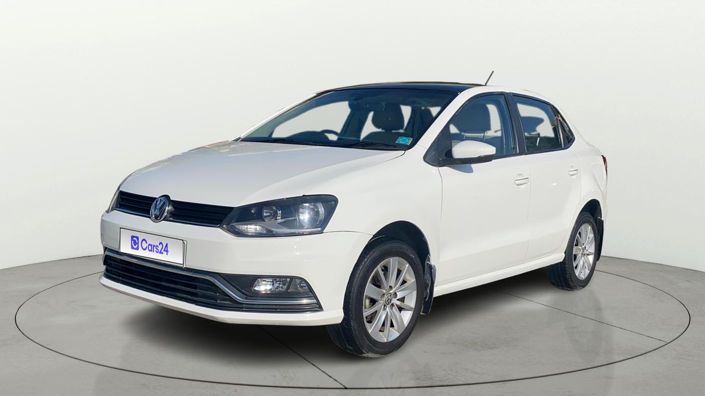 2017 Volkswagen Ameo HIGHLINE DSG 1.5 DIESEL , Diesel, Automatic, 68,576 km, Left Front Diagonal
