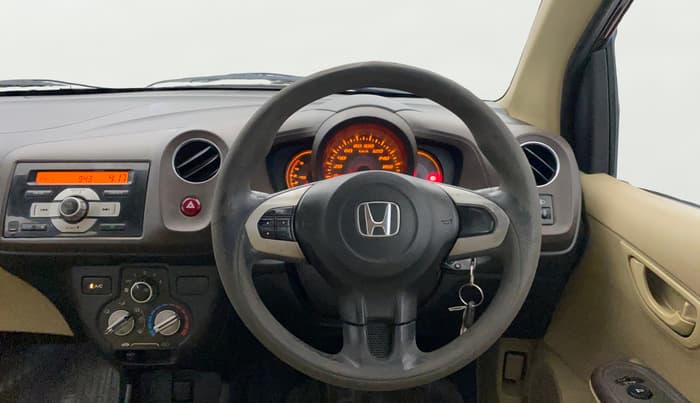 2013 Honda Amaze 1.5L I-DTEC S, Diesel, Manual, 93,477 km, Steering Wheel Close Up