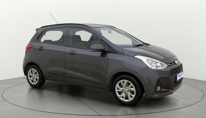 2019 Hyundai Grand i10 SPORTZ 1.2 KAPPA VTVT, Petrol, Manual, 37,642 km, Right Front Diagonal