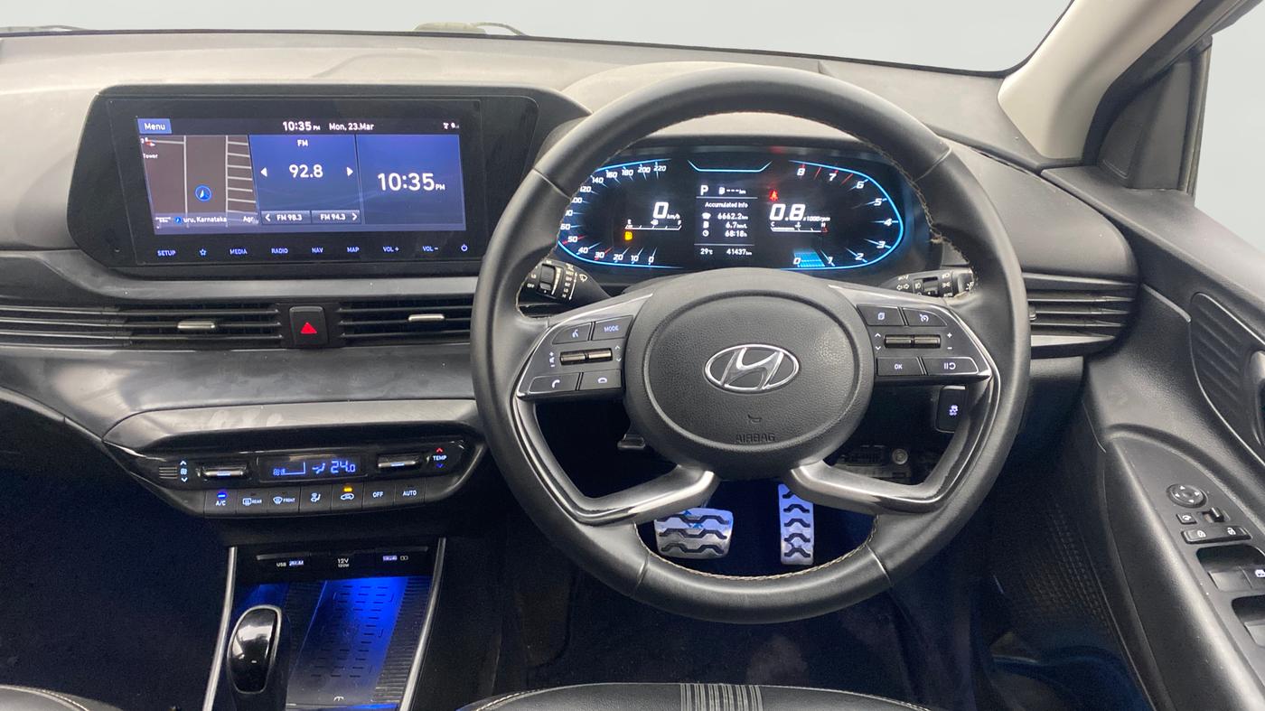 2020 Hyundai NEW I20 ASTA (O) 1.0 TURBO GDI DCT, Petrol, Automatic, 41,392 km, Steering Wheel Close Up