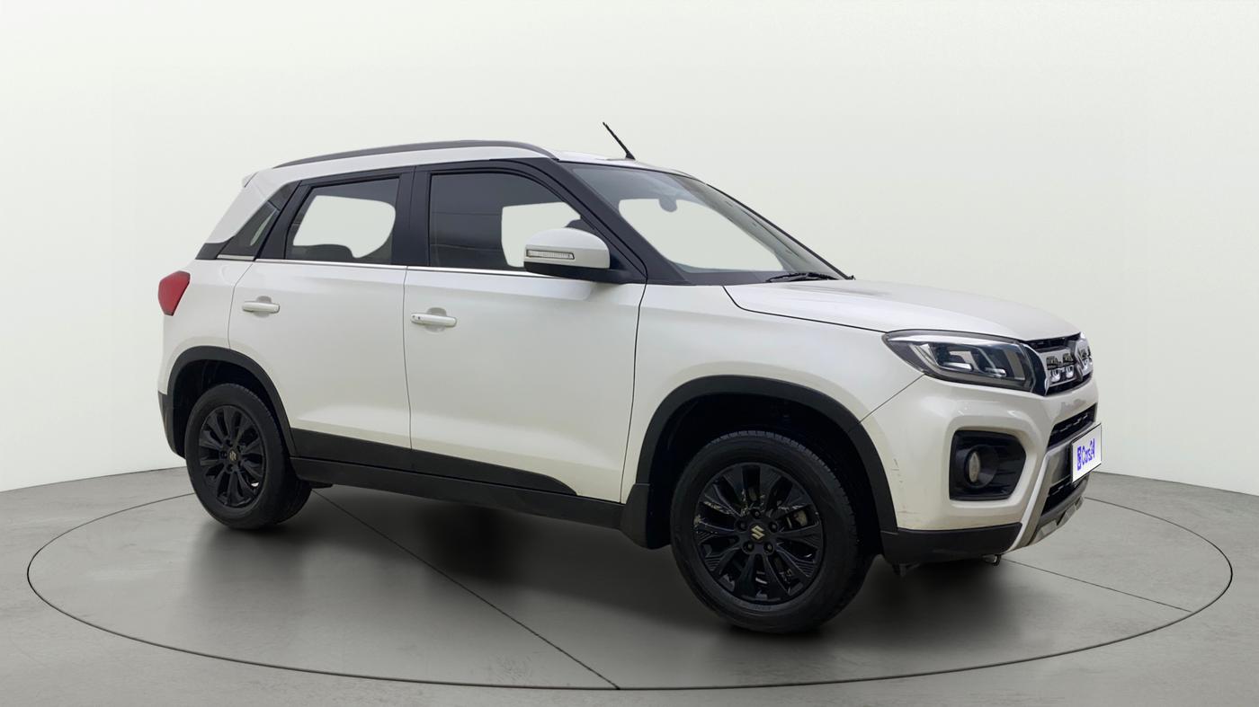 2021 Maruti Vitara Brezza ZXI, CNG, Manual, 60,120 km, Right Front Diagonal