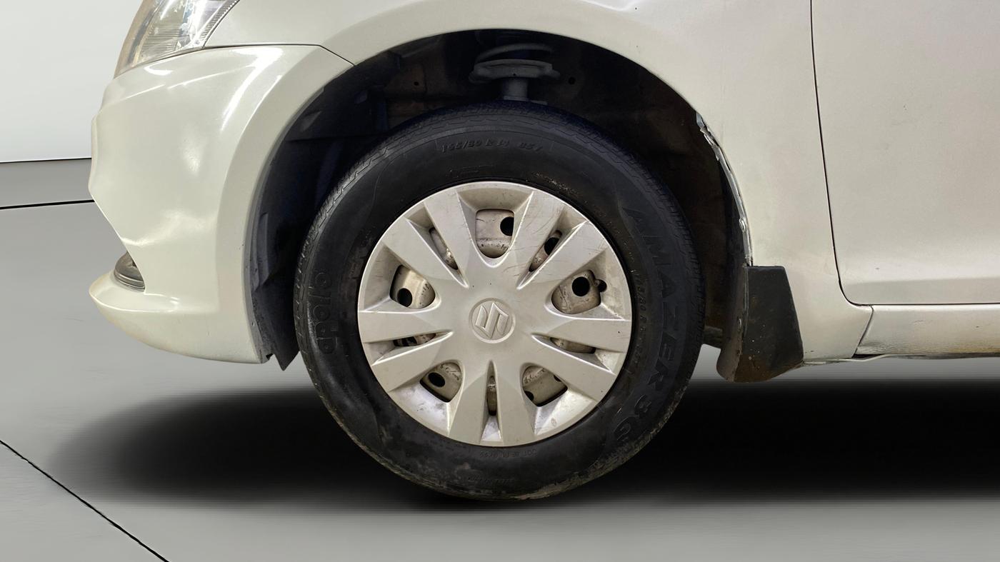 2021 Maruti Swift Dzire TOUR S-CNG, CNG, Manual, 1,36,436 km, Left Front Wheel
