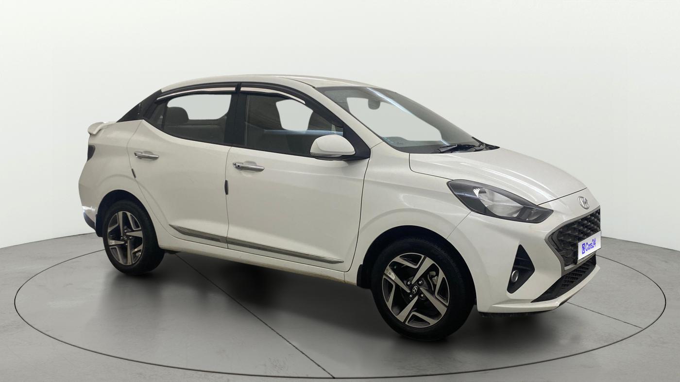 2022 Hyundai AURA SX 1.2 CNG, CNG, Manual, 9,680 km, Right Front Diagonal