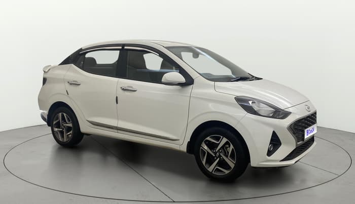 2022 Hyundai AURA SX 1.2 CNG, CNG, Manual, 9,680 km, Right Front Diagonal