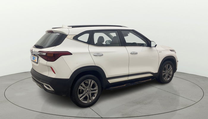 2020 KIA SELTOS HTX IVT 1.5 PETROL, Petrol, Automatic, 76,587 km, Right Back Diagonal