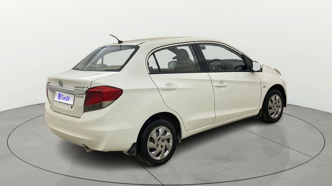 2013 Honda Amaze 1.5L I-DTEC S, Diesel, Manual, 80,191 km, Right Back Diagonal