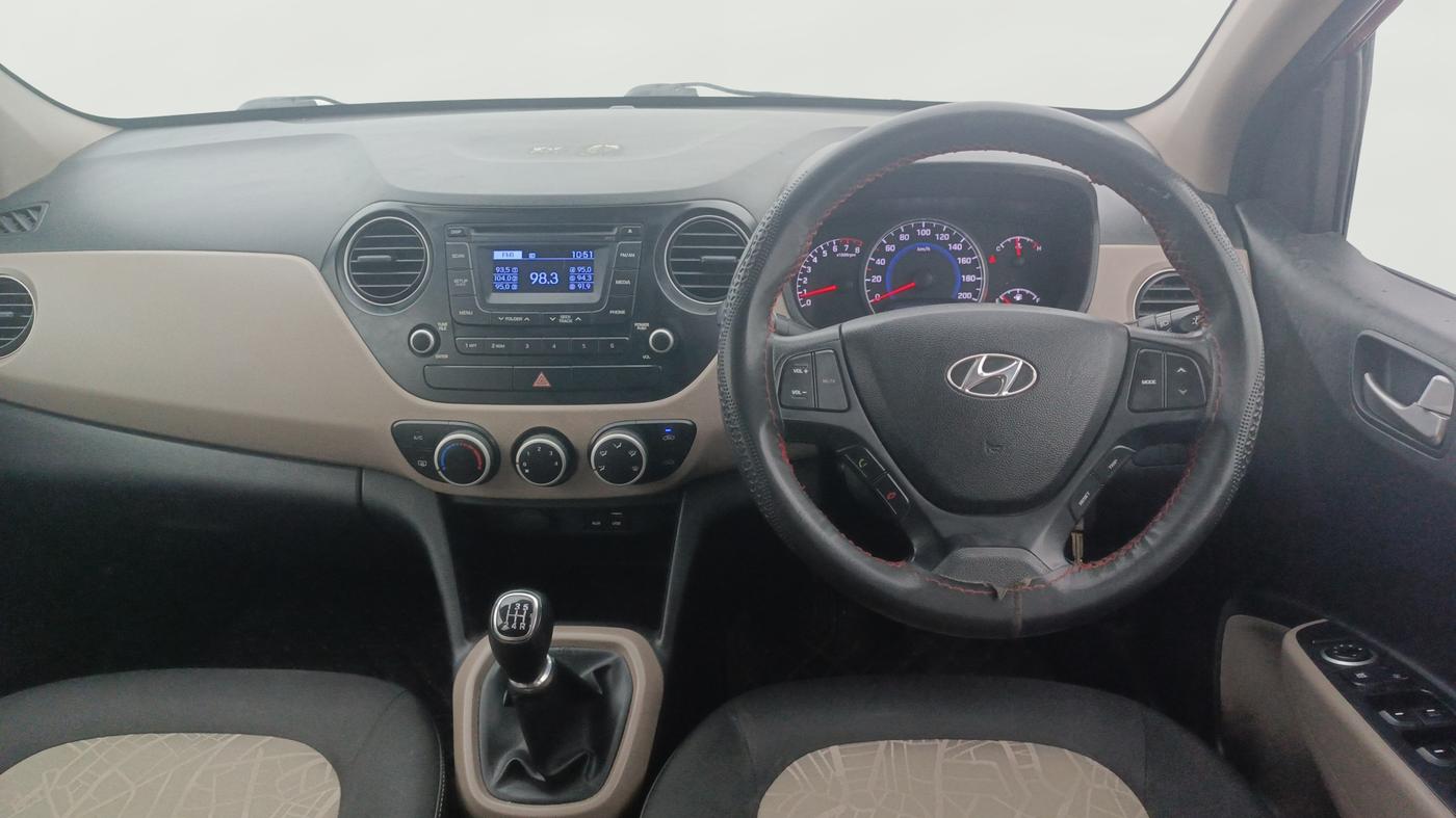 2015 Hyundai Grand i10 SPORTZ 1.2 KAPPA VTVT, Petrol, Manual, 67,581 km, Steering Wheel Close Up