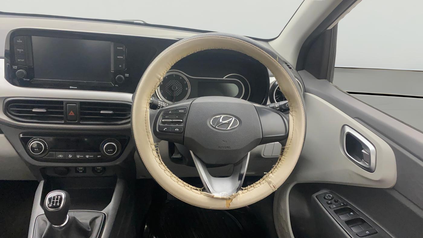 2019 Hyundai GRAND I10 NIOS ASTA 1.2 KAPPA VTVT, Petrol, Manual, 1,05,206 km, Steering Wheel Close Up