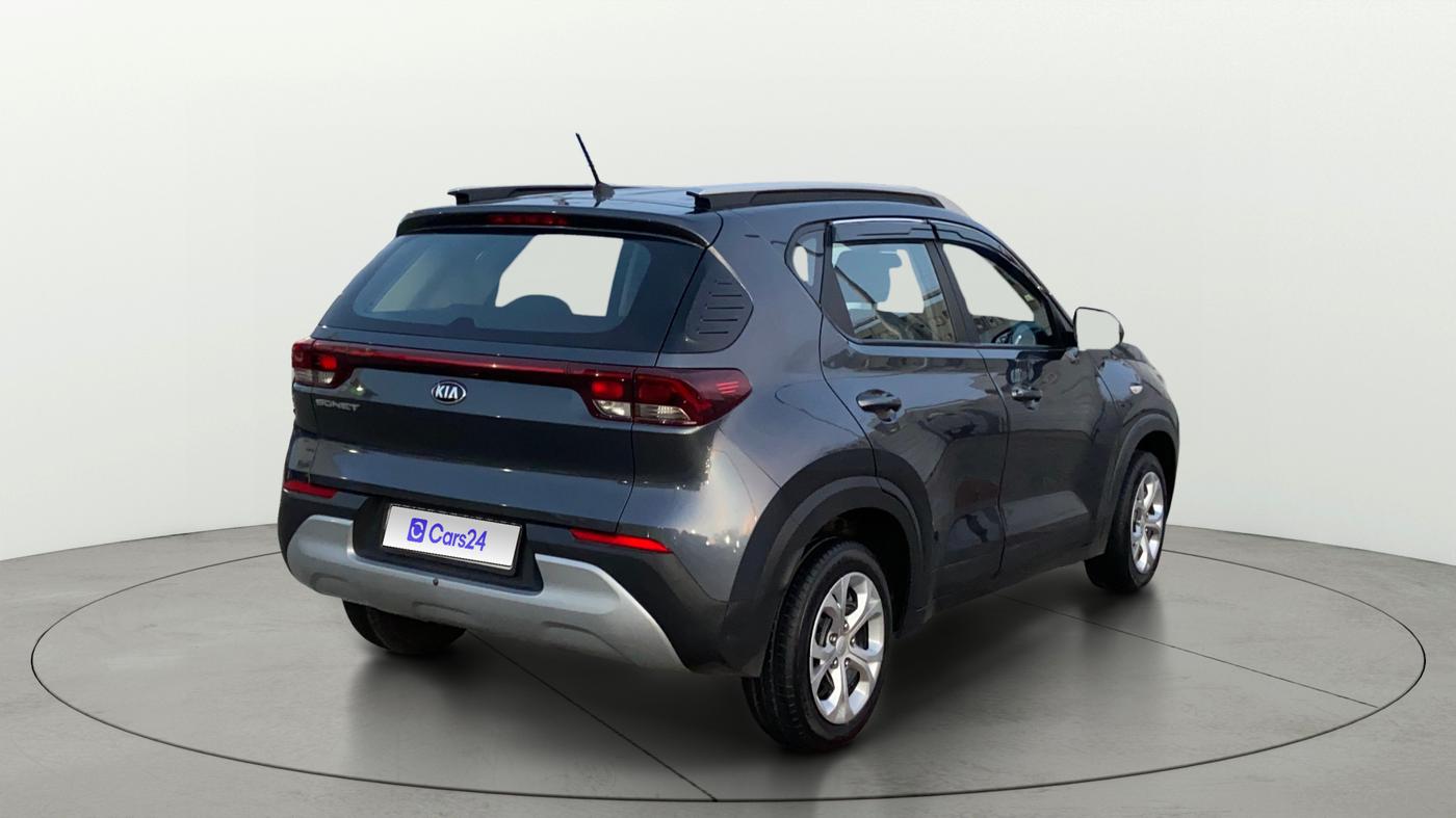 2021 KIA SONET HTE 1.2, Petrol, Manual, 81,198 km, Right Back Diagonal