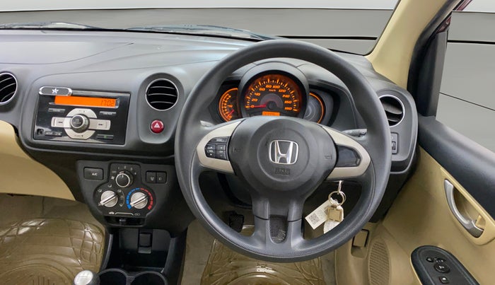 2014 Honda Amaze 1.2L I-VTEC VX, Petrol, Manual, 69,980 km, Steering Wheel Close Up