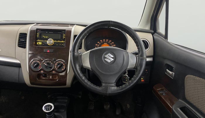 2014 Maruti Wagon R 1.0 LXI CNG, CNG, Manual, 85,231 km, Steering Wheel Close Up