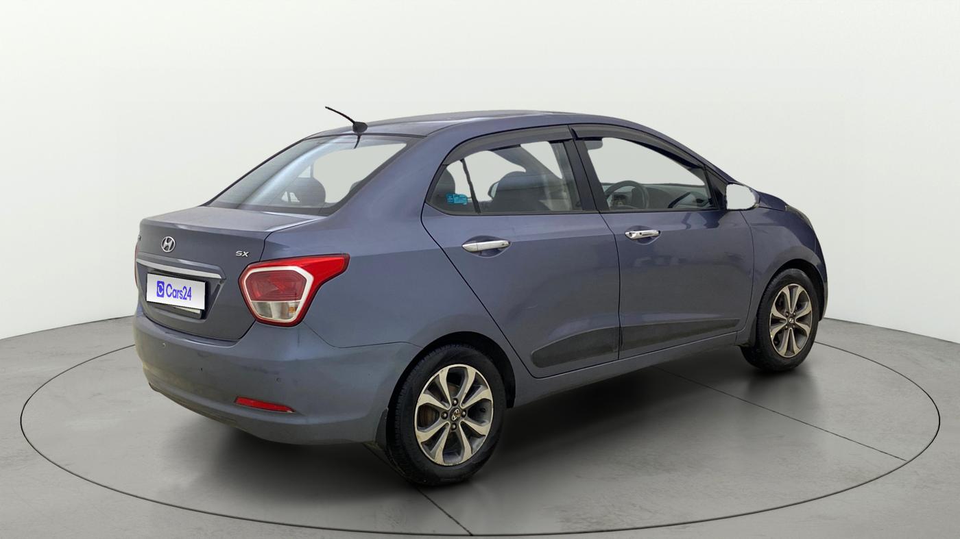 2014 Hyundai Xcent SX 1.2 (O), Petrol, Manual, 64,179 km, Right Back Diagonal