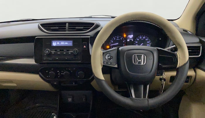 2018 Honda Amaze 1.2L I-VTEC S, CNG, Manual, 43,588 km, Steering Wheel Close Up