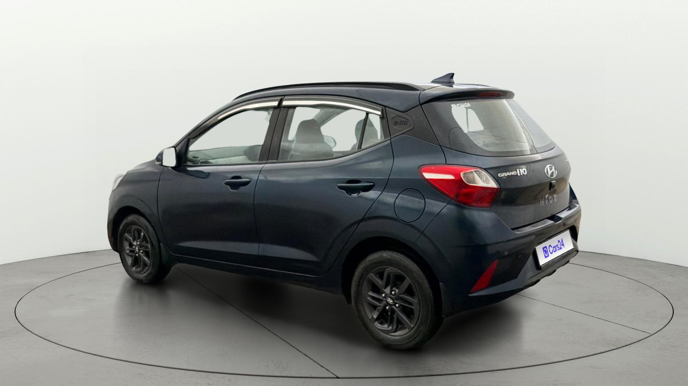 2021 Hyundai GRAND I10 NIOS SPORTZ AMT 1.2 KAPPA VTVT, Petrol, Automatic, 33,550 km, Left Back Diagonal