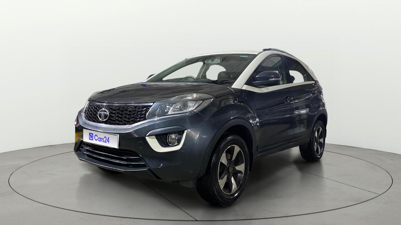 2018 Tata NEXON XZA PLUS PETROL DUAL TONE, Petrol, Automatic, 58,401 km, Left Front Diagonal