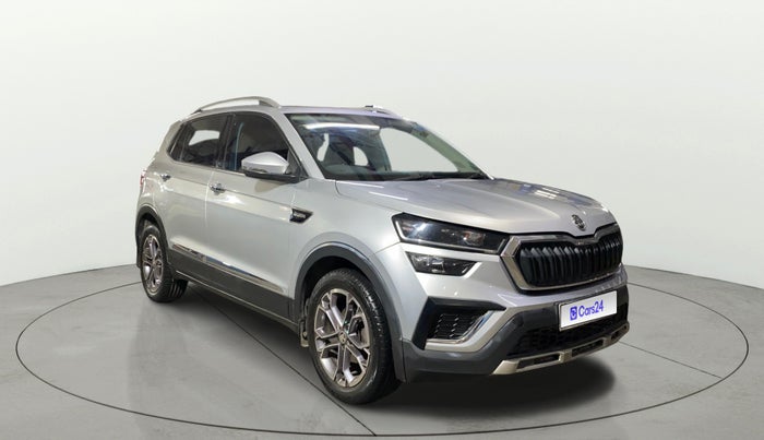 2022 Skoda KUSHAQ STYLE 1.0L TSI AT (6 AIRBAGS), Petrol, Automatic, 47,950 km, Right Front Diagonal
