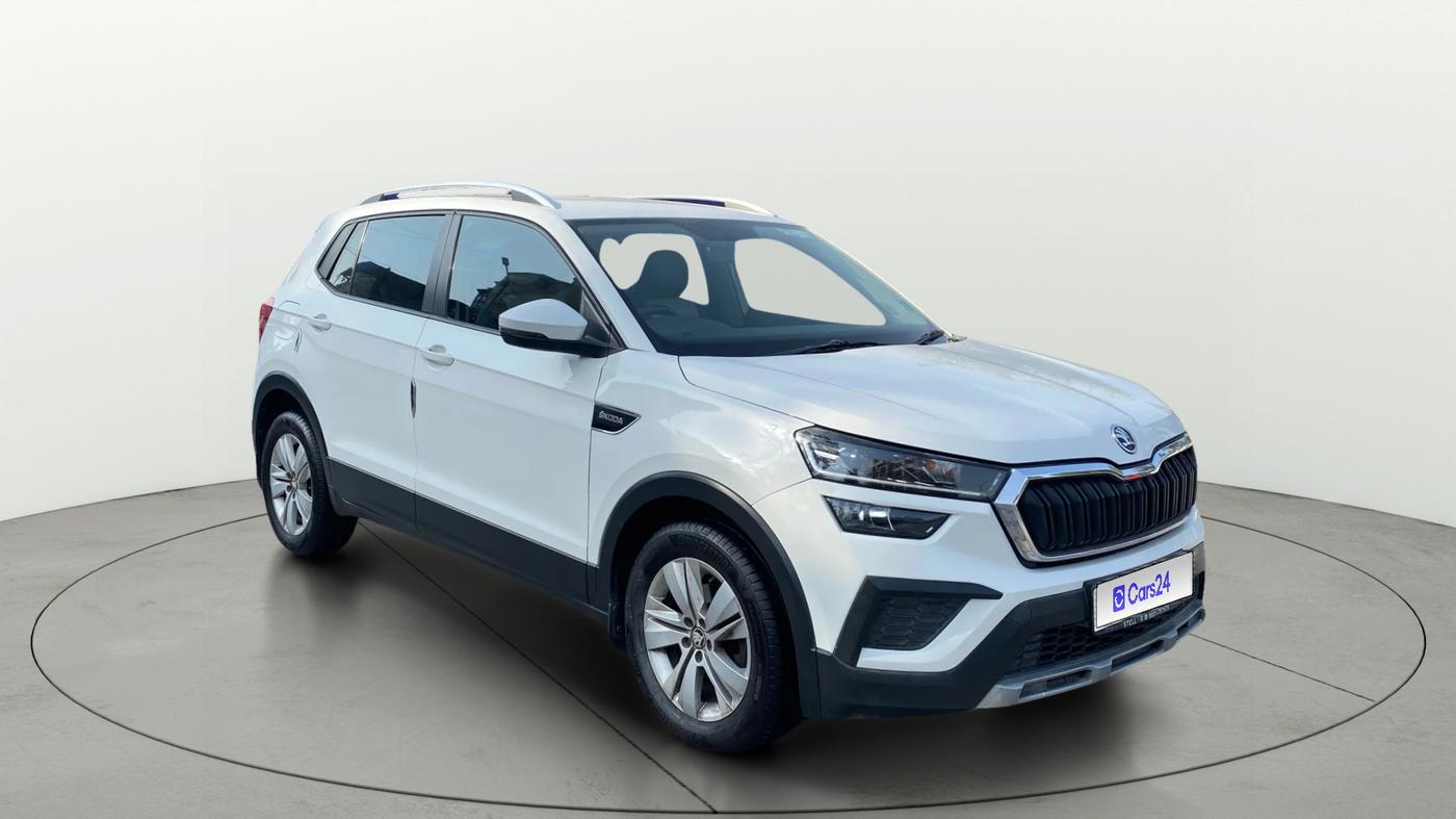 2022 Skoda KUSHAQ AMBITION 1.0L TSI AT, Petrol, Automatic, 72,030 km, Right Front Diagonal