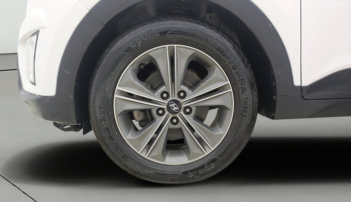 2017 Hyundai Creta SX PLUS AT 1.6 PETROL, Petrol, Automatic, 64,367 km, Left Front Wheel