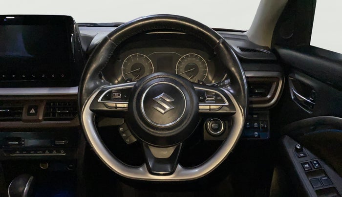 2022 Maruti BREZZA ZXI + AT SMART HYBRID, Petrol, Automatic, 30,104 km, Steering Wheel Close Up