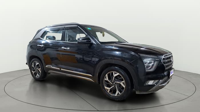 2021 Hyundai Creta SX EXECUTIVE 1.5 PETROL, Petrol, Manual, 1,06,928 km, Right Front Diagonal