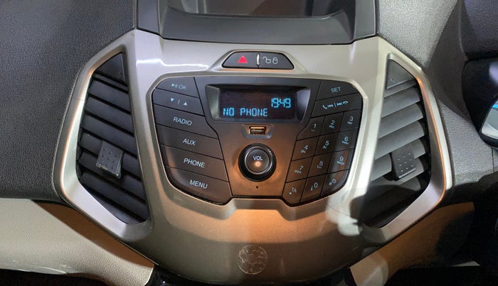 2016 Ford Ecosport TREND 1.5L PETROL, Petrol, Manual, 60,970 km, Air Conditioner