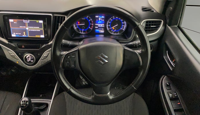 2017 Maruti Baleno ALPHA PETROL 1.2, Petrol, Manual, 74,553 km, Steering Wheel Close Up