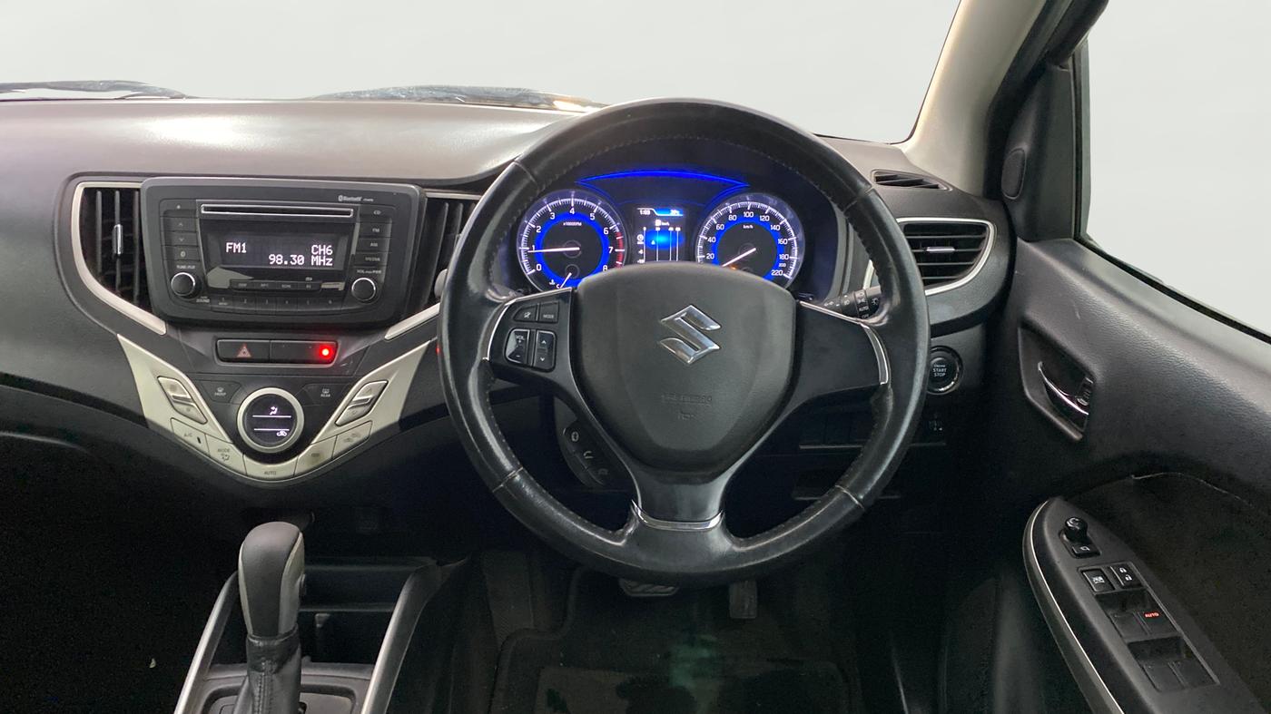 2017 Maruti Baleno ZETA CVT PETROL 1.2, Petrol, Automatic, 94,060 km, Steering Wheel Close Up
