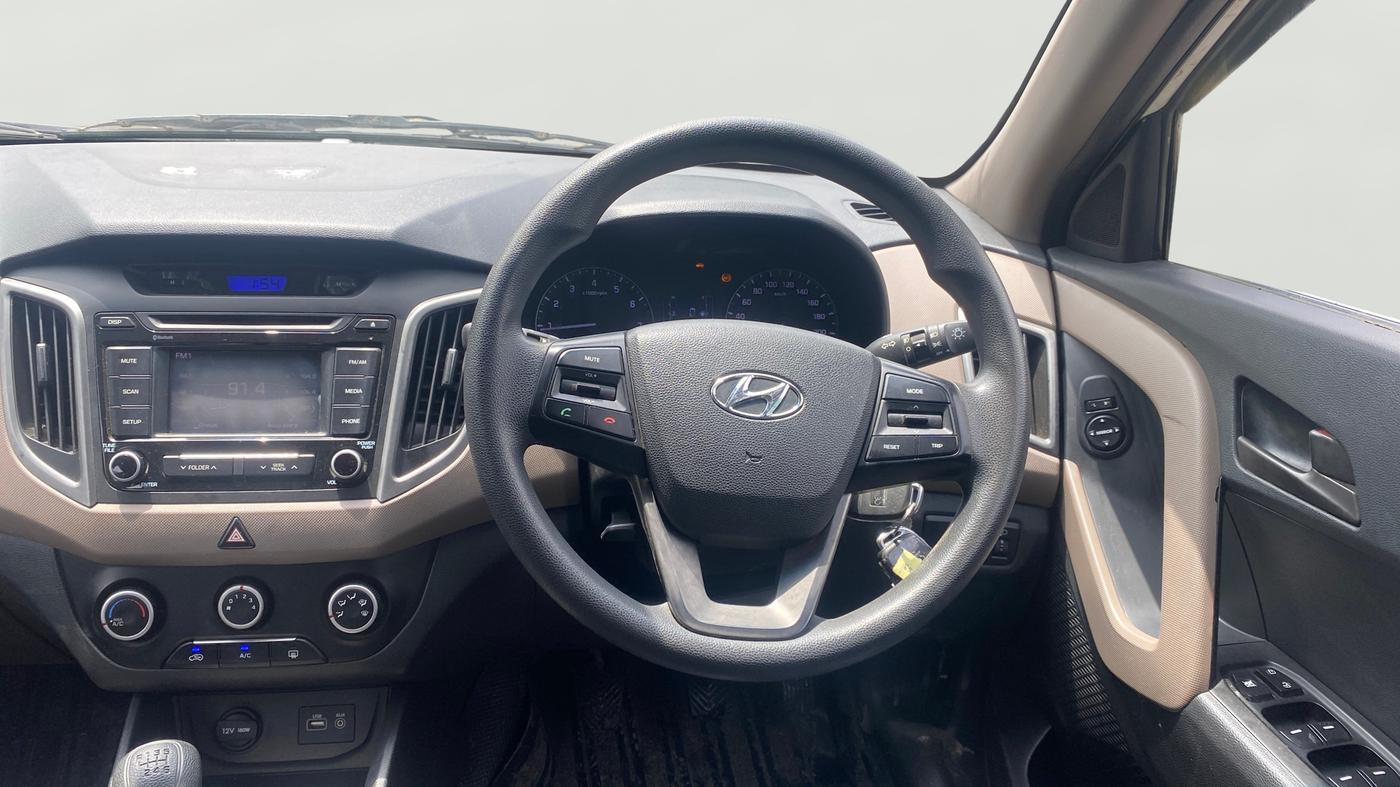 2016 Hyundai Creta S 1.6 PETROL, Petrol, Manual, 30,935 km, Steering Wheel Close Up