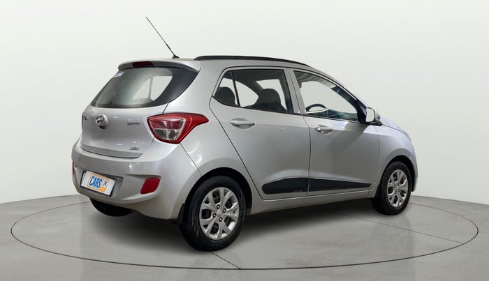 2016 Hyundai Grand i10 SPORTZ 1.2 KAPPA VTVT, CNG, Manual, 87,190 km, Right Back Diagonal