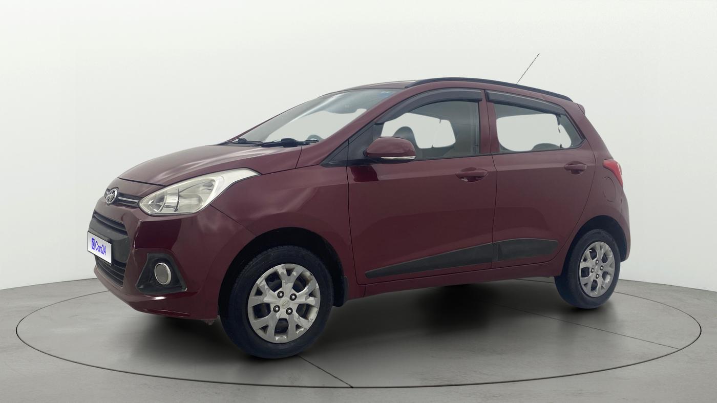 2016 Hyundai Grand i10 SPORTZ 1.2 KAPPA VTVT, Petrol, Manual, 76,688 km, Left Front Diagonal