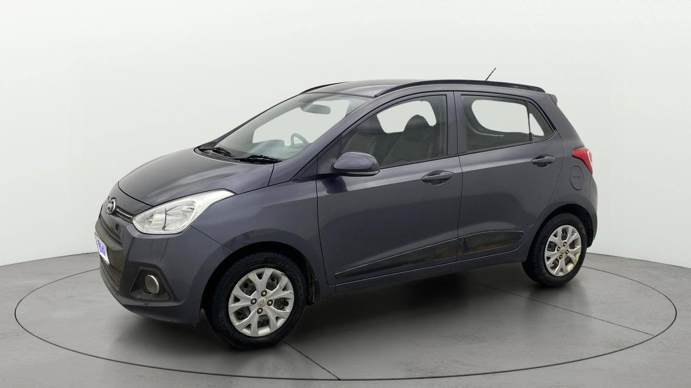 2016 Hyundai Grand i10 SPORTZ 1.2 KAPPA VTVT, Petrol, Manual, 85,880 km, Left Front Diagonal