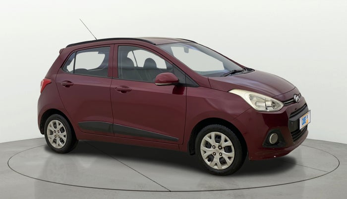 2015 Hyundai Grand i10 SPORTZ 1.2 KAPPA VTVT, Petrol, Manual, 52,135 km, Right Front Diagonal
