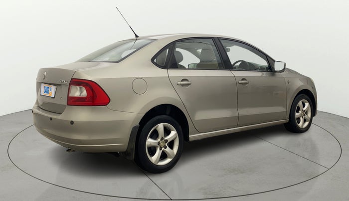 2012 Skoda Rapid ELEGANCE 1.6 TDI CR MT, Diesel, Manual, 72,503 km, Right Back Diagonal