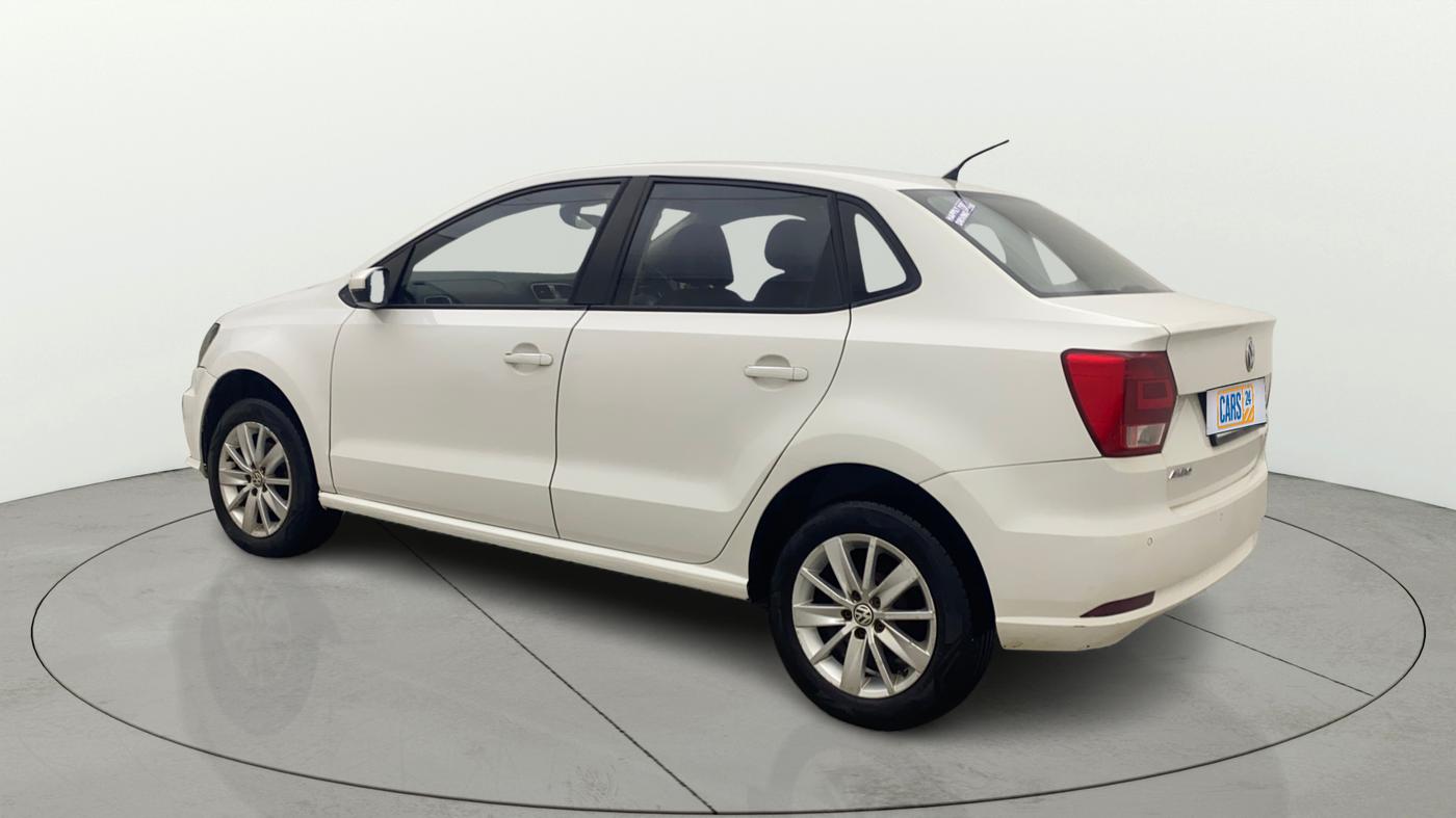 2016 Volkswagen Ameo HIGHLINE PLUS 1.5L 16 ALLOY, Diesel, Manual, 1,25,903 km, Left Back Diagonal