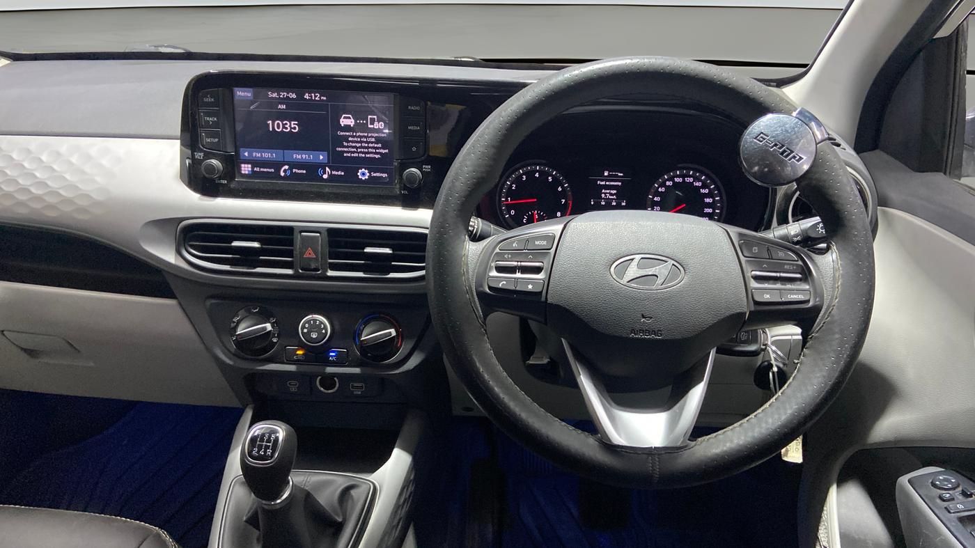 2023 Hyundai GRAND I10 NIOS SPORTZ 1.2 KAPPA VTVT, Petrol, Manual, 53,458 km, Steering Wheel Close Up