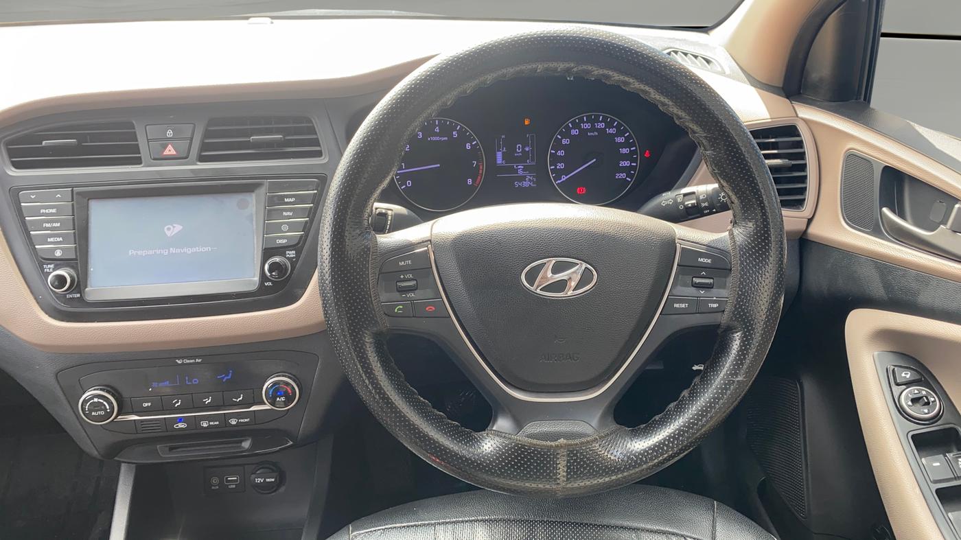 2017 Hyundai Elite i20 ASTA 1.2, Petrol, Manual, 54,520 km, Steering Wheel Close Up