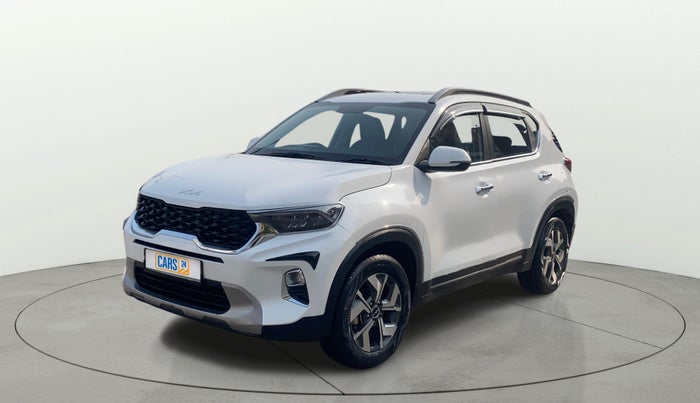 2022 KIA SONET HTX 1.0 IMT, Petrol, Manual, 23,334 km, Left Front Diagonal